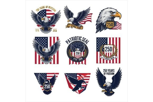 American Eagle Patriotic Symbols: Illustrations Review