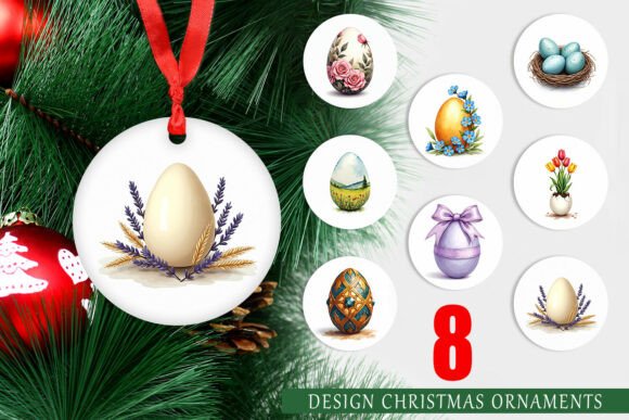 Botanical Easter Ornament Illustrations Review