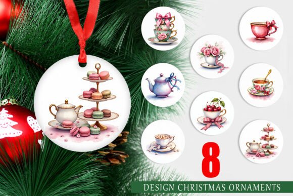 Coquette Ribbon Mother s Day Ornament Illustrations