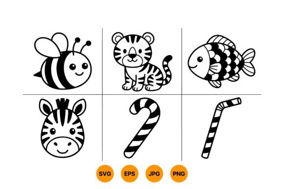 Cute Animal SVG Clipart Pack: Crafting Illustrations