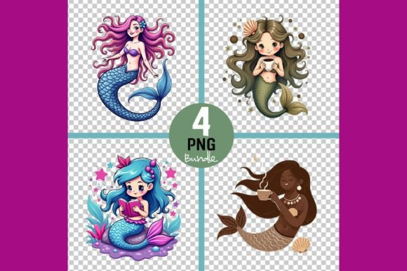 Mermaid Illustrations for Commercial Use Review