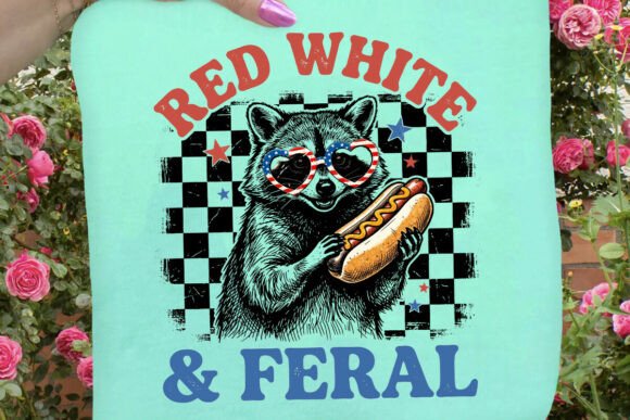 Red White and Feral 4Th of July PNG Review