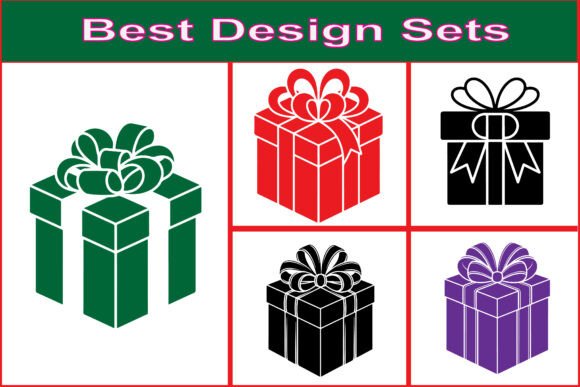 Review: Gift Box Present Icon Vector Design Set Freebies