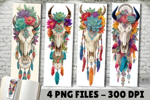 Succulent Feather Native Spirit Bookmark Illustrations