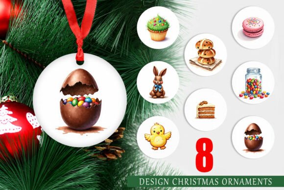 Watercolor Easter Treats: Premium Illustrations